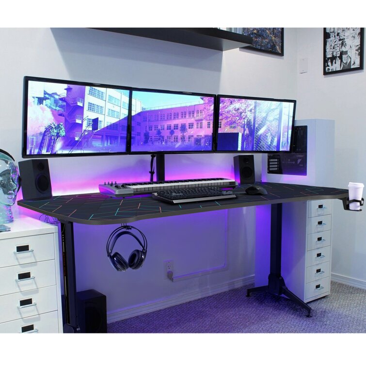 Gaming desk 72 deals inch